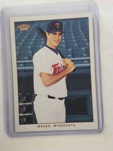 Joe Mauer Rookie 2002 Topps 206 No. 271