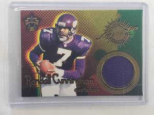 Randall Cunningham 2000 Pacific Trading Game Worn Authentic Relic No. 2