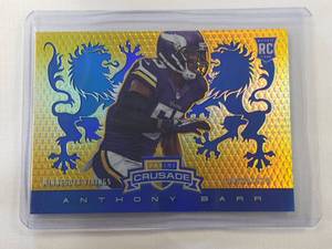 Anthoy Barr Rookie Panini Rookies & Stars Crusade Refractor No. 50