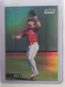 Mike Trout 2021 Stadium Club Chrome Refractor No. 200