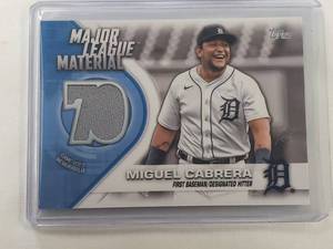 Miguel Cabrera 2021 Topps Major League Material Relic No. MLM-MC