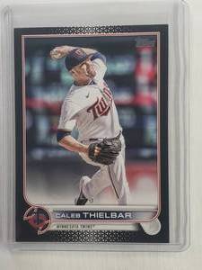 Caleb Thielbar 2022 Topps Black SP US191 Update Series Numbered 1171