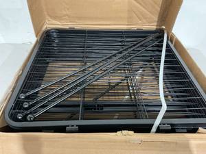 FXW Rollick 24 inch 8-Panel Black Dog Playpen