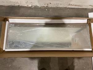 LVSOMT Silver Framed Wall Mounted Full Length Mirror