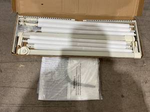 FAMILL 54-78.7 inch Grey Bed Rail