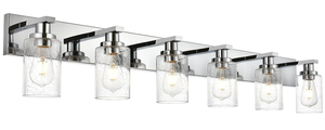 WINSHEN 6-Lights Bathroom Vanity Light Fixture - Chrome