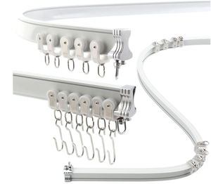 Flexible Aluminum Ceiling Curtain Track 3ft-13.1ft