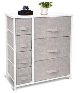 CERBIOR Drawer Dresser Storage Organizer - Grey