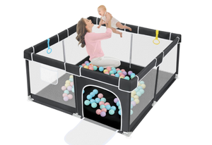 Dripex Baby Playpen, 50x50 - Dark Grey