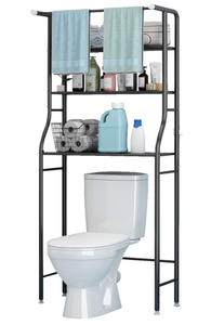 UDEAR 3 Shelf Bathroom Space Saver - Black