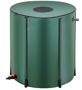 Azaeahom 50 Gallon Collapsible Rain Barrel - Green