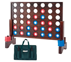 SpexDarxs Giant 4 in A Row Wooden Game Set