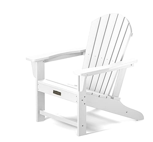 SERWALL Adirondack Chair - White