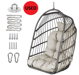 Chihee Grey Hanging Egg Chair - CHAIR ONLY - NO STAND