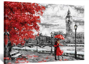KREATIVE ARTS Lovers Canvas Wall Art