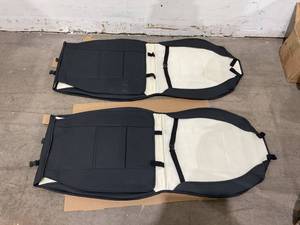 SET OF 2 - Front Seat Car Seat Covers - Black