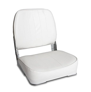 Leader Accessories Deluxe Folding Marine Boat Seat (White)