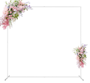 Fogein Square Wedding Arch Backdrop Stand - White
