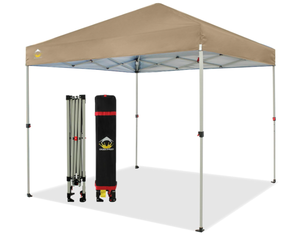 CROWN SHADES 8x8 Pop Up Canopy - Beige