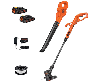 BLACKDECKER 20V MAX POWERCONNECT 10 in. 2in1 Cordless String TrimmerEdger  Sweeper Combo Kit