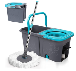 Mastertop Spin Mop and Bucket with Wringer Set