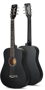 Asmuse 38 Acoustic Guitar - Black