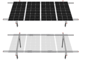 ECO-WORTHY Adjustable Multi-Pieces Solar Panel Mounting Brackets Kit System