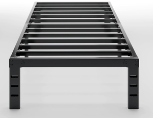 Vengarus 14 Inch Twin XL Metal Platform Bed Frame - Black