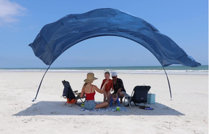 The Original Beach Shade Cordless Compact Windproof Beach Umbrella