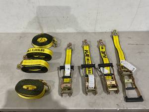 4 Pack 2 x27 Ratchet Strap Tie Down