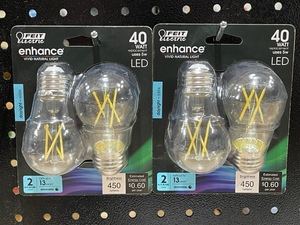 Feit Electric 40 Watt Daylight LED A15 Bulbs
