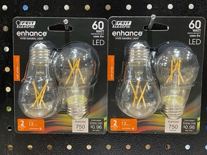 Feit Electric 60 Watt Soft White LED A15 Bulbs