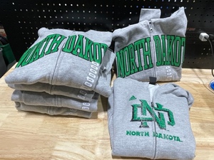 UND Zippered Sweatshirts