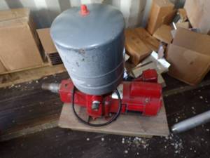 lot 53 image: Water Pump and Pressure Tanks