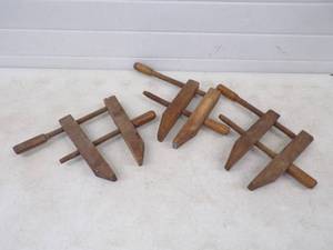 lot 111 image: 3 Wood Clamps
