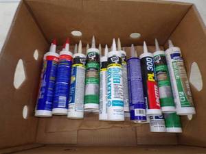 lot 116 image: 21 Tubes of Caulking Silicone and Adhesive