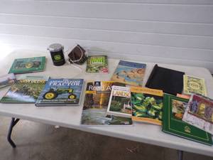 lot 117 image: John Deere Books and Atlas and DIY Books