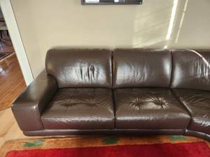 Leather Sectional