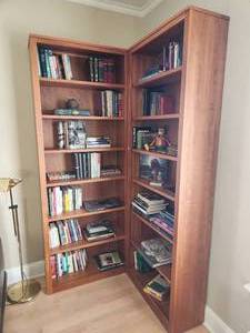 Pair of Cherrywood Bookshelves