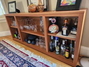 Room & Board Low Cherrywood Book shelf