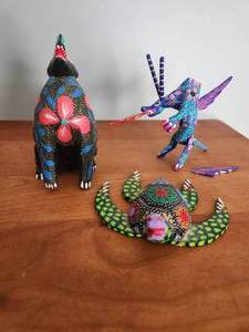 Hand carved and Painted Animal Figurines