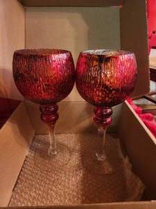 Red Candle Holders