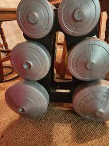 Hand Weights and Stand