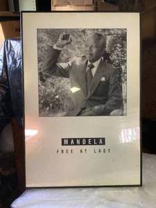 Nelson Mandela Framed Photo
