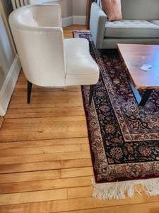 Room & Board White Chair