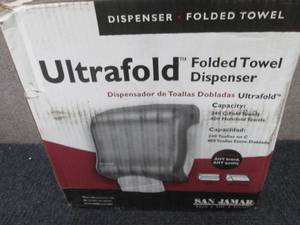 lot 11 image: San Jamar Ultrafold Towel Dispenser...