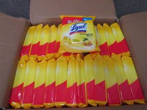 lot 67 image: LYSOL Brand Disinfecting Wipes To-G...