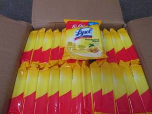 lot 68 image: LYSOL Brand Disinfecting Wipes To-G...