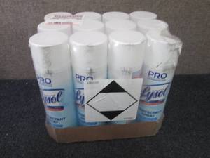 lot 82 image: 12- 19 oz Spray Cans Lysol Disinfec...