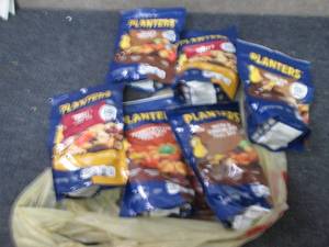 lot 118 image: 6- 6 oz Planters Assorted Trail Mix...